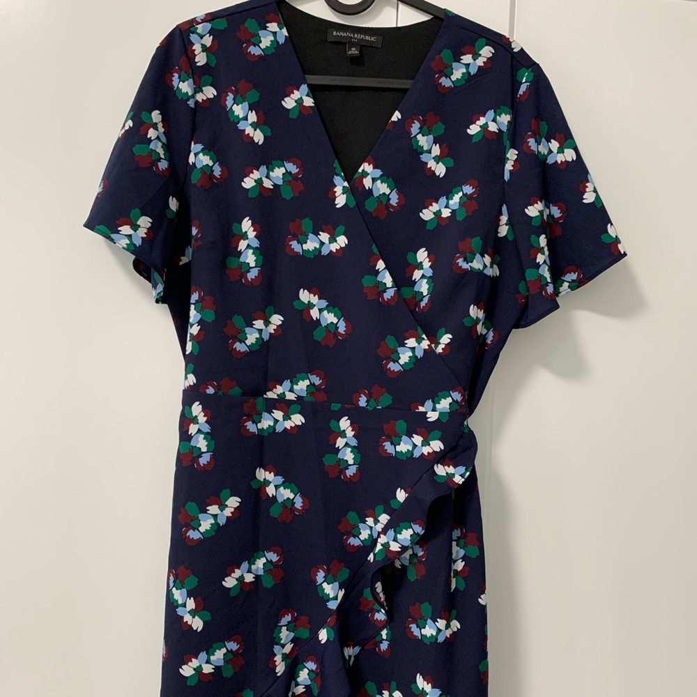 banana republic floral dress